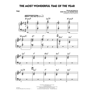 The Most Wonderful Time of the Year - Piano