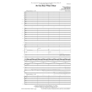 Do You Hear What I Hear - Full Score