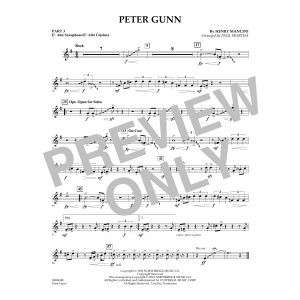 Peter Gunn - Pt.3 - Eb Alto Sax/Alto Clar.