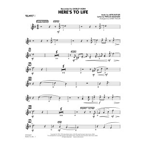 Here's To Life (Key: C minor) - Trumpet 1
