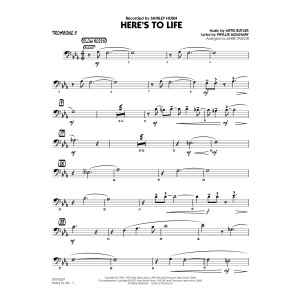 Here's To Life (Key: C minor) - Trombone 3