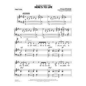 Here's To Life (Key: C minor) - Piano/Vocal