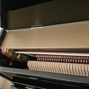 Bruckner Model 106S - Glossy black upright piano