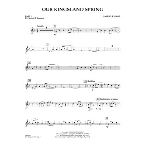Our Kingsland Spring - Pt.1 - Bb Clarinet/Bb Trumpet