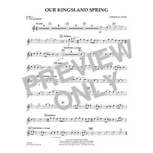 Our Kingsland Spring - Pt.2 - Eb Alto Saxophone