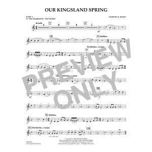 Our Kingsland Spring - Pt.3 - Eb Alto Sax/Alto Clar.