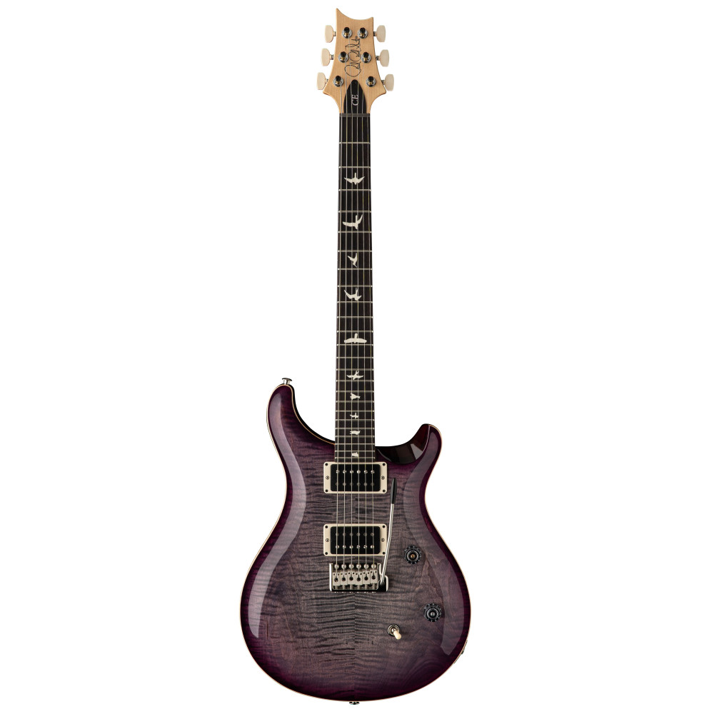 Prs Guitars Ce24 Faded Gray Black Purple Burst Cc Blk Neck
