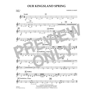 Our Kingsland Spring - Pt.4 - F Horn