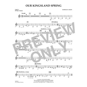 Our Kingsland Spring - Pt.5 - Bb Bass Clarinet