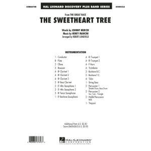 The Sweetheart Tree (from The Great Race) - Conductor Score (Full Score)