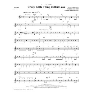 Crazy Little Thing Called Love (arr. Kirby Shaw) - Guitar