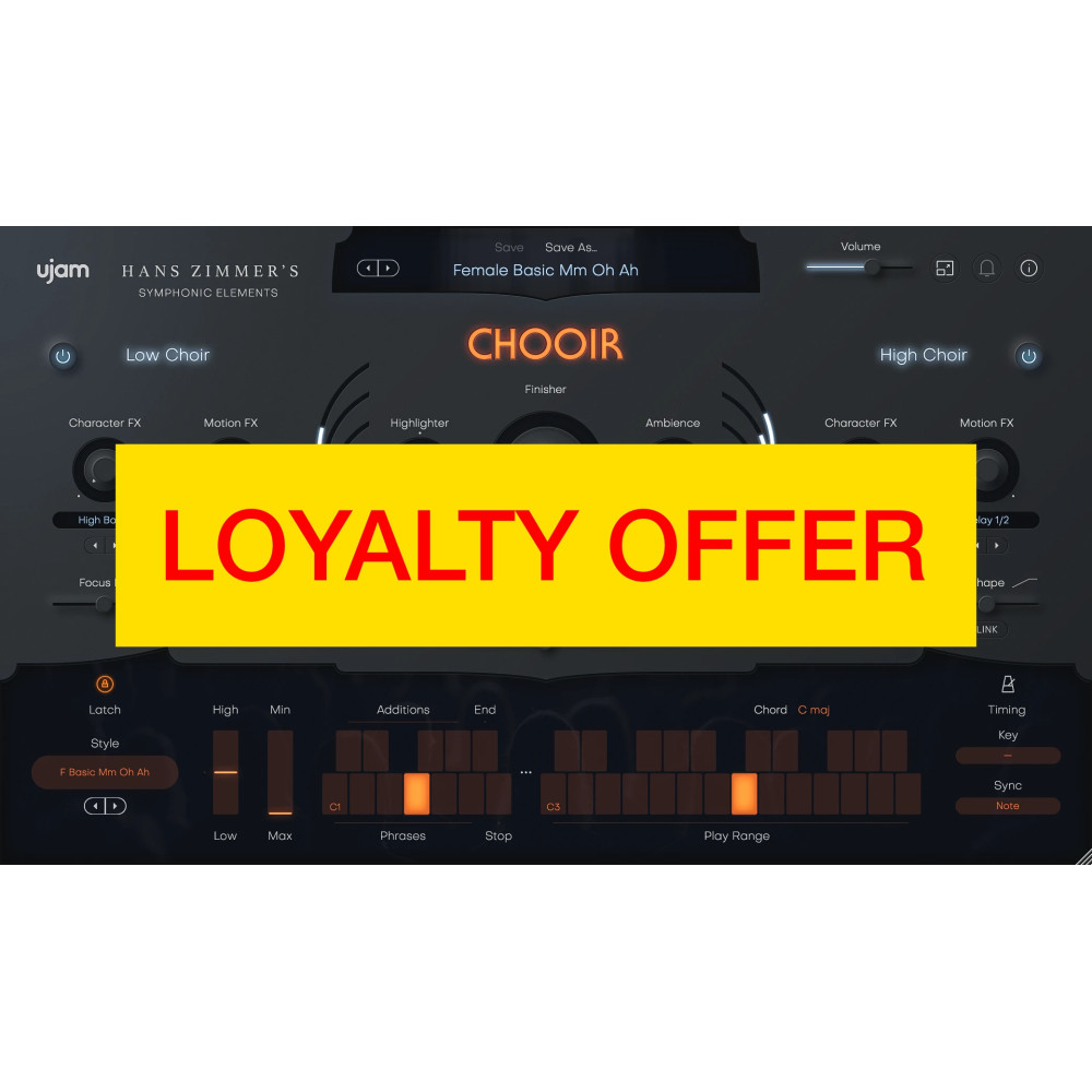 Ujam UJAM CHOOIR Loyalty Offer
