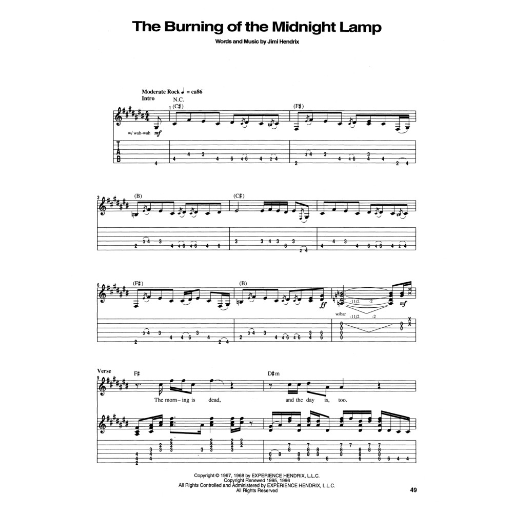 The Burning Of The Midnight Lamp