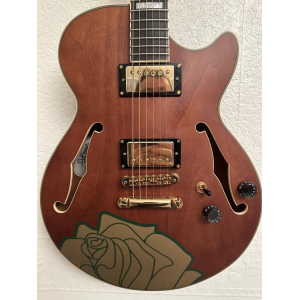 D'Angelico SS Grateful Dead is a limited edition electric guitar inspired by the iconic band. It features a semi-hollow body wit