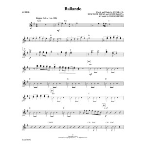 Bailando (arr. Mark Brymer) - Guitar