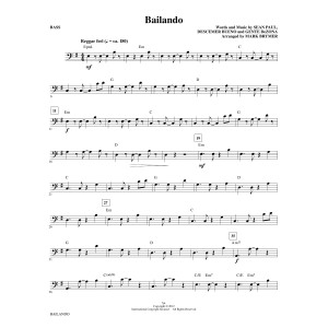 Bailando (arr. Mark Brymer) - Bass