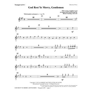 God Rest Ye Merry, Gentlemen - Bb Trumpet 1