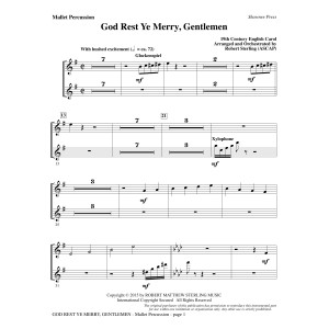 God Rest Ye Merry, Gentlemen - Mallet Percussion