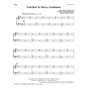 God Rest Ye Merry, Gentlemen - Harp