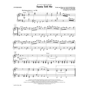 Santa Tell Me (Arr. Mac Huff) - Synthesizer