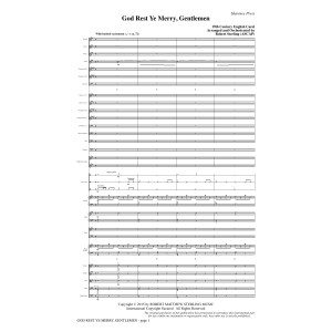 God Rest Ye Merry, Gentlemen - Full Score