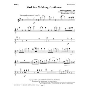 God Rest Ye Merry, Gentlemen - Flute 1