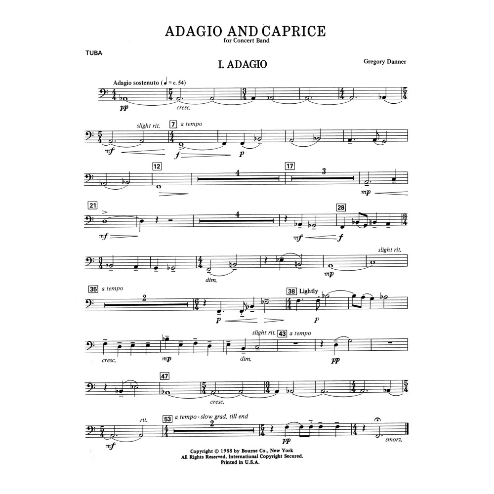 Adagio and Caprice - Tuba