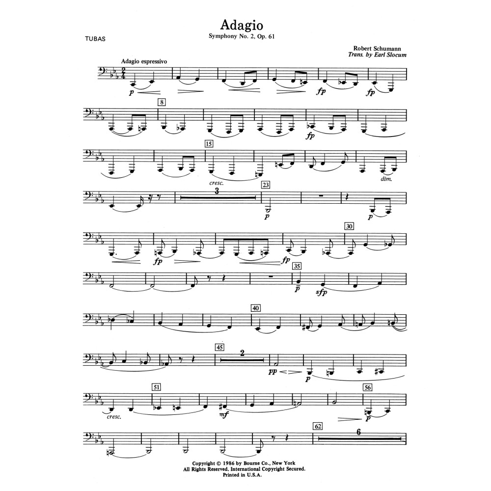 Adagio Symphony No. 2, Op. 61 - Tuba