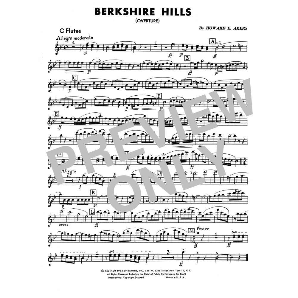 Berkshire Hills - C Flute