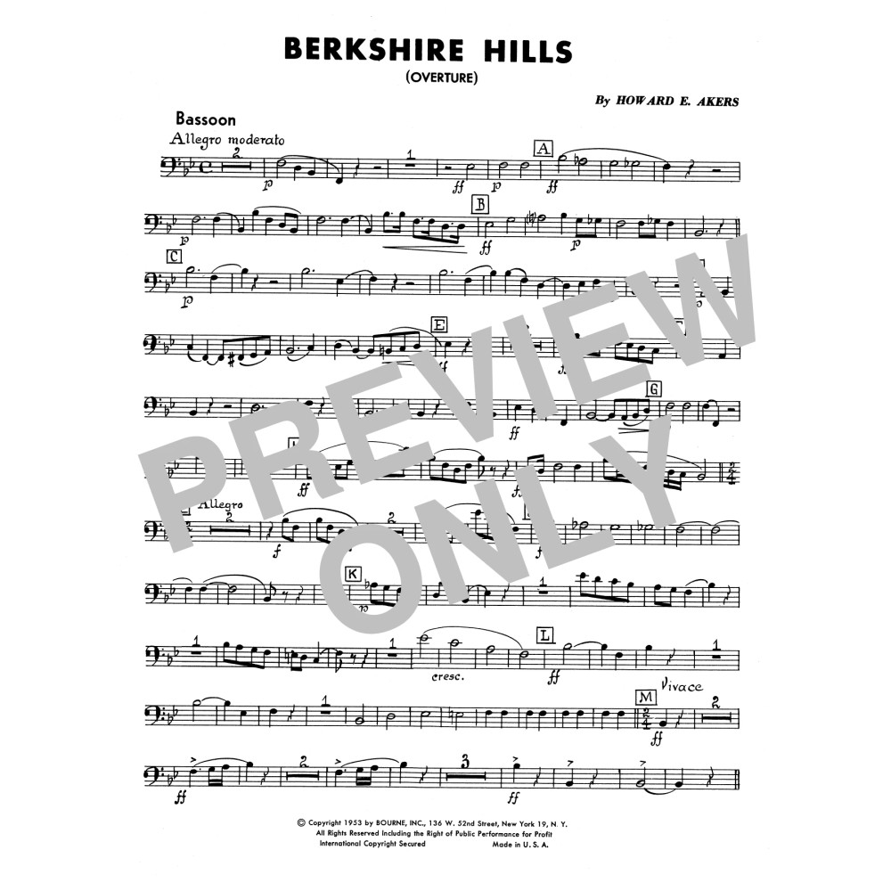 Berkshire Hills - Bassoon
