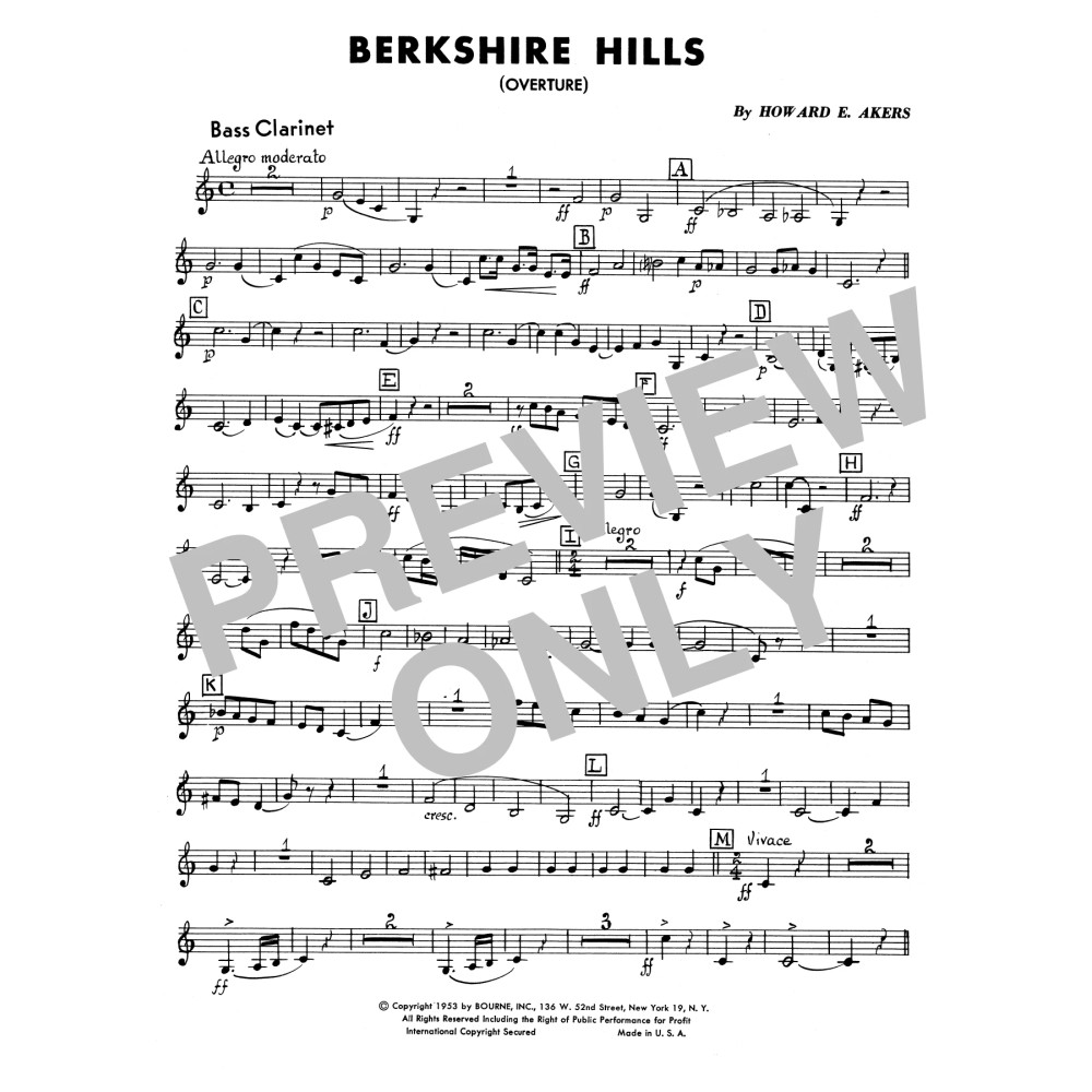 Berkshire Hills - Bb Bass Clarinet