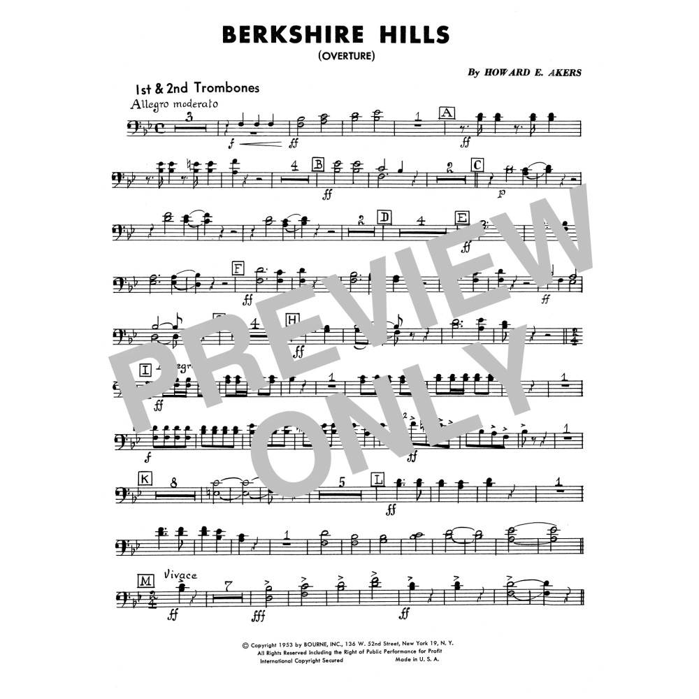 Berkshire Hills - Trombone 1 & 2