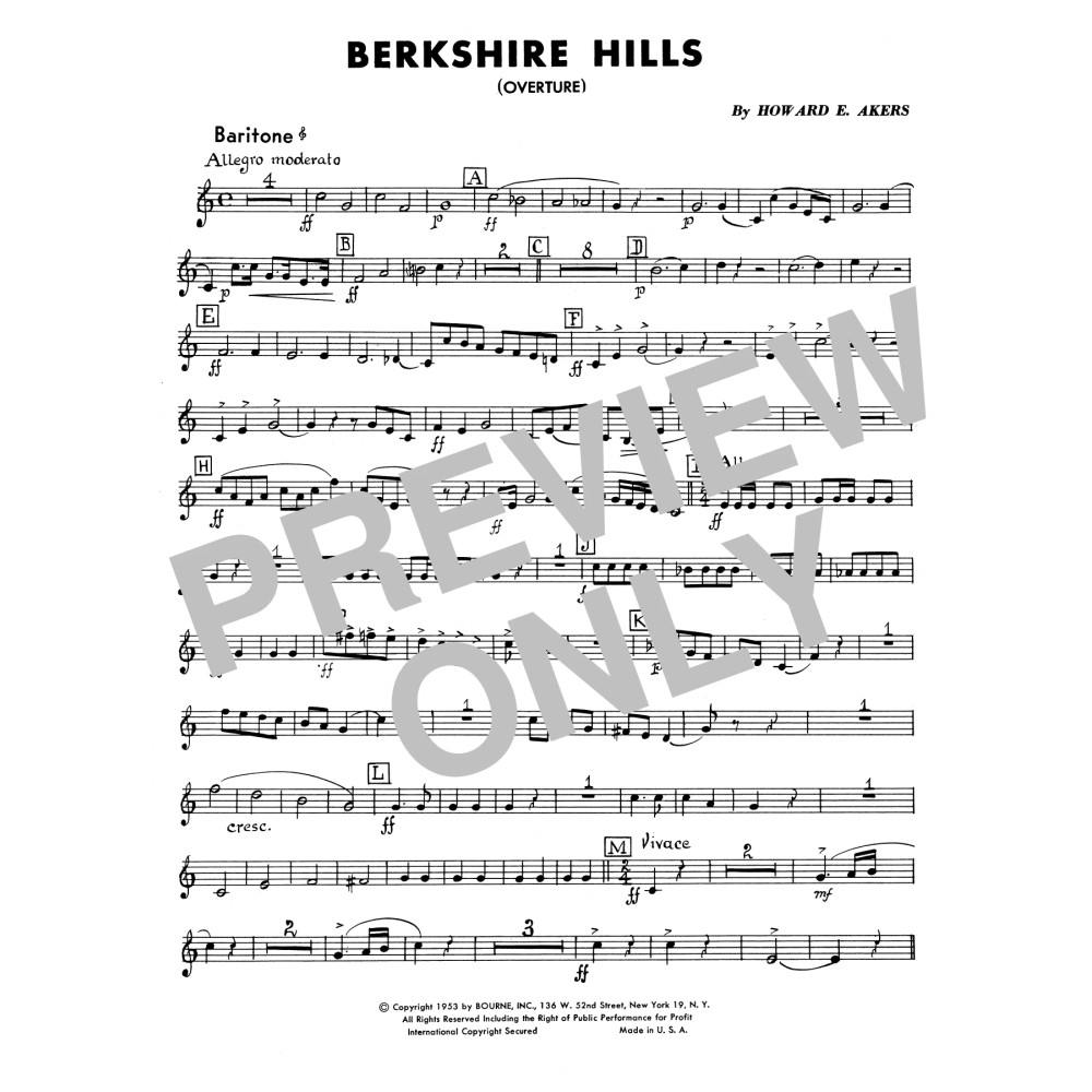 Berkshire Hills - Baritone T.C.