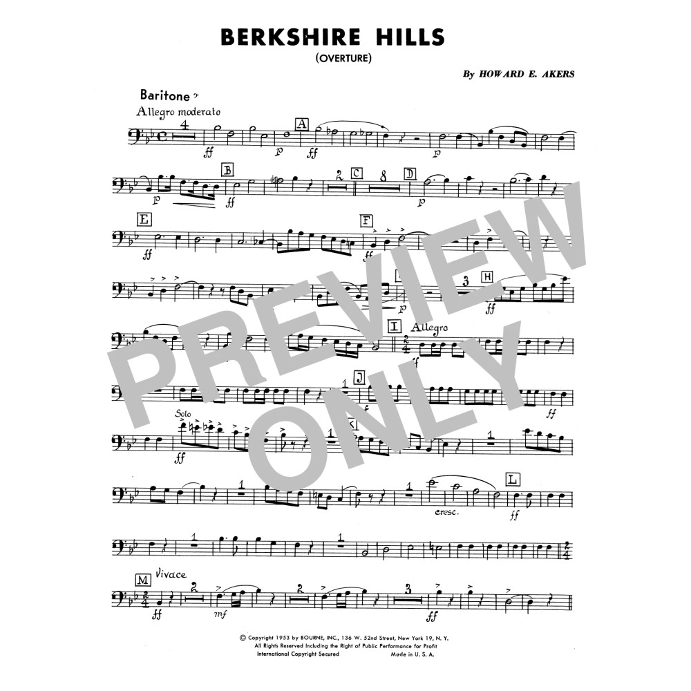 Berkshire Hills - Baritone B.C.