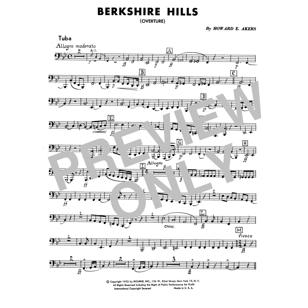 Berkshire Hills - Tuba