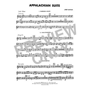 Appalachian Suite - 2nd Oboe