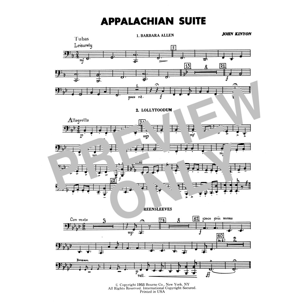 Appalachian Suite - Tuba