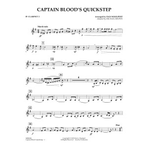 Captain Blood's Quickstep - Bb Clarinet 2