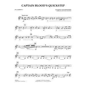 Captain Blood's Quickstep - Bb Clarinet 3