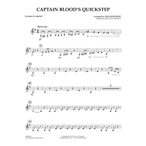 Captain Blood's Quickstep - Bb Bass Clarinet