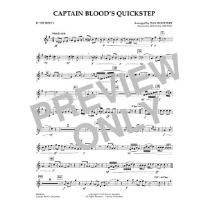 Captain Blood's Quickstep - Bb Trumpet 1