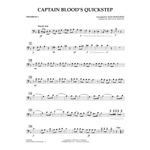 Captain Blood's Quickstep - Trombone 1