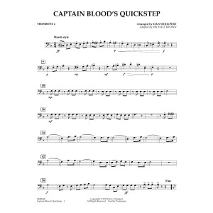 Captain Blood's Quickstep - Trombone 2