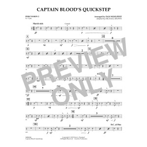 Captain Blood's Quickstep - Percussion 2