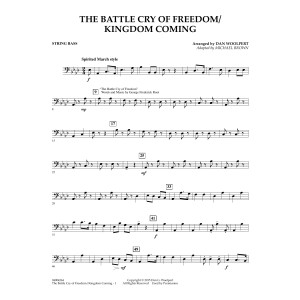 The Battle Cry of Freedom/Kingdom Coming - String Bass