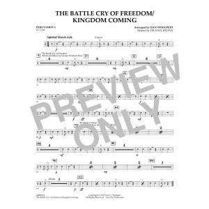 The Battle Cry of Freedom/Kingdom Coming - Percussion 2