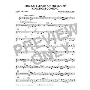 The Battle Cry of Freedom/Kingdom Coming - Mallet Percussion