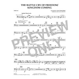 The Battle Cry of Freedom/Kingdom Coming - Timpani