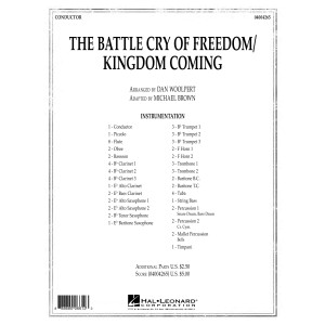 The Battle Cry of Freedom/Kingdom Coming - Conductor Score (Full Score)