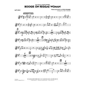 Boogie On Reggae Woman - Alto Sax 1